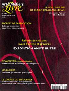 Anick Butré, reliures de création, livres d'artiste, gravures